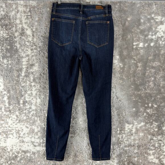 Judy Blue Size 7/28 Skinny Fit Stretch Casual Denim Jeans Pants Blue Button Zip - Picture 3 of 12